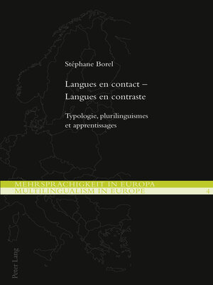 cover image of Langues en contact  Langues en contraste